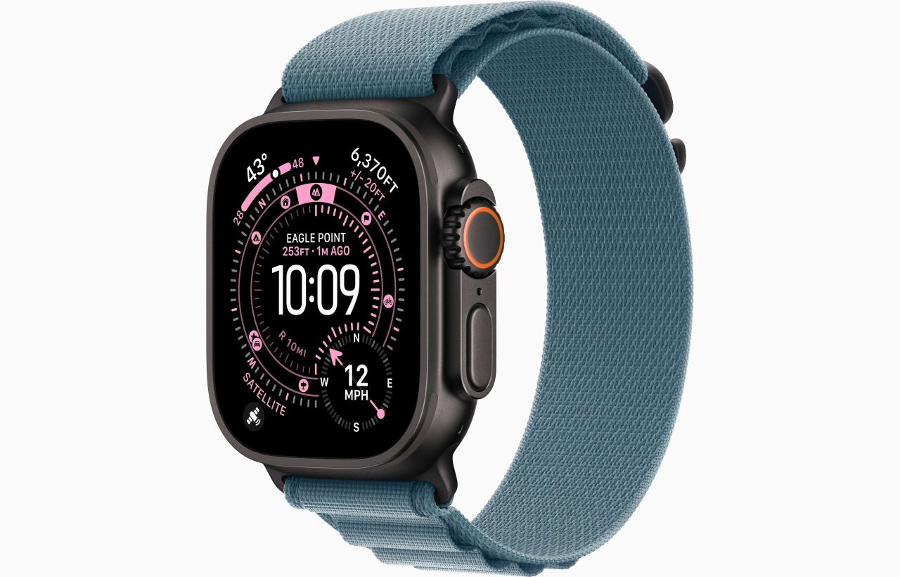 Apple Ultra 3 49mm Black AL (Alpine Loop) Light Blue — купить в Нижнем Новгороде