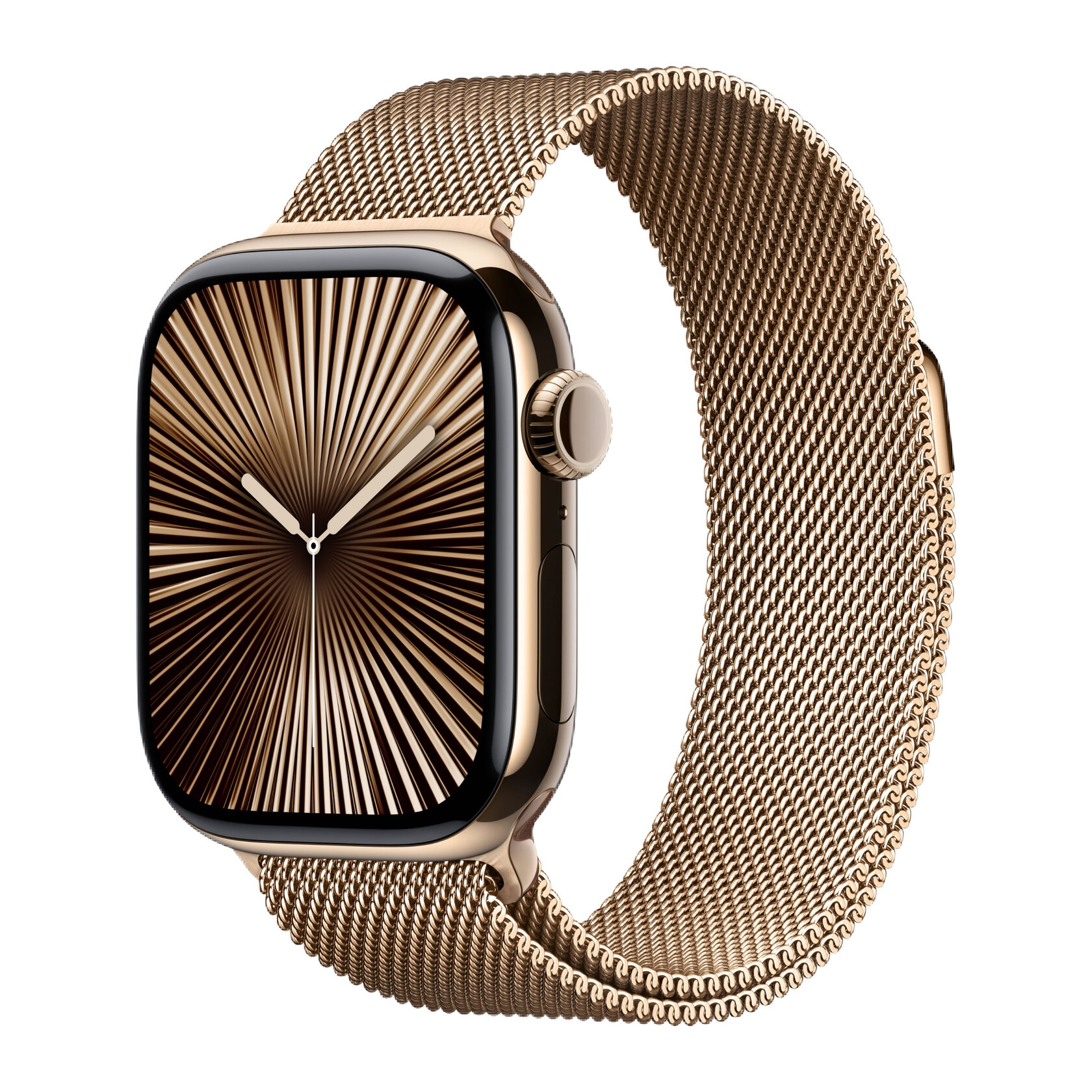 Apple Watch Series 10 42mm Titanium Milanese Loop Gold titanium — купить в Нижнем Новгороде