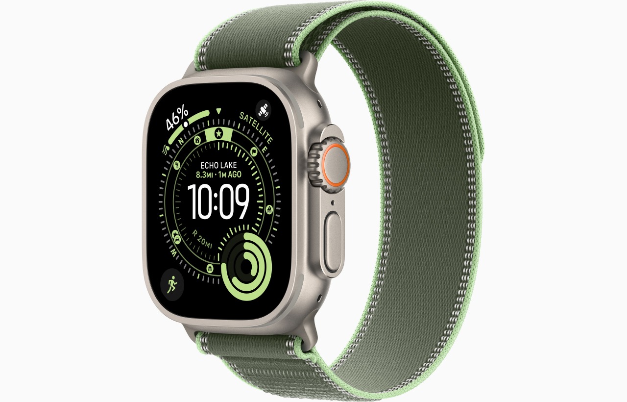 Apple Watch Ultra 3 49mm Natural TL (Trail Loop) Green/Neon — купить в Нижнем Новгороде