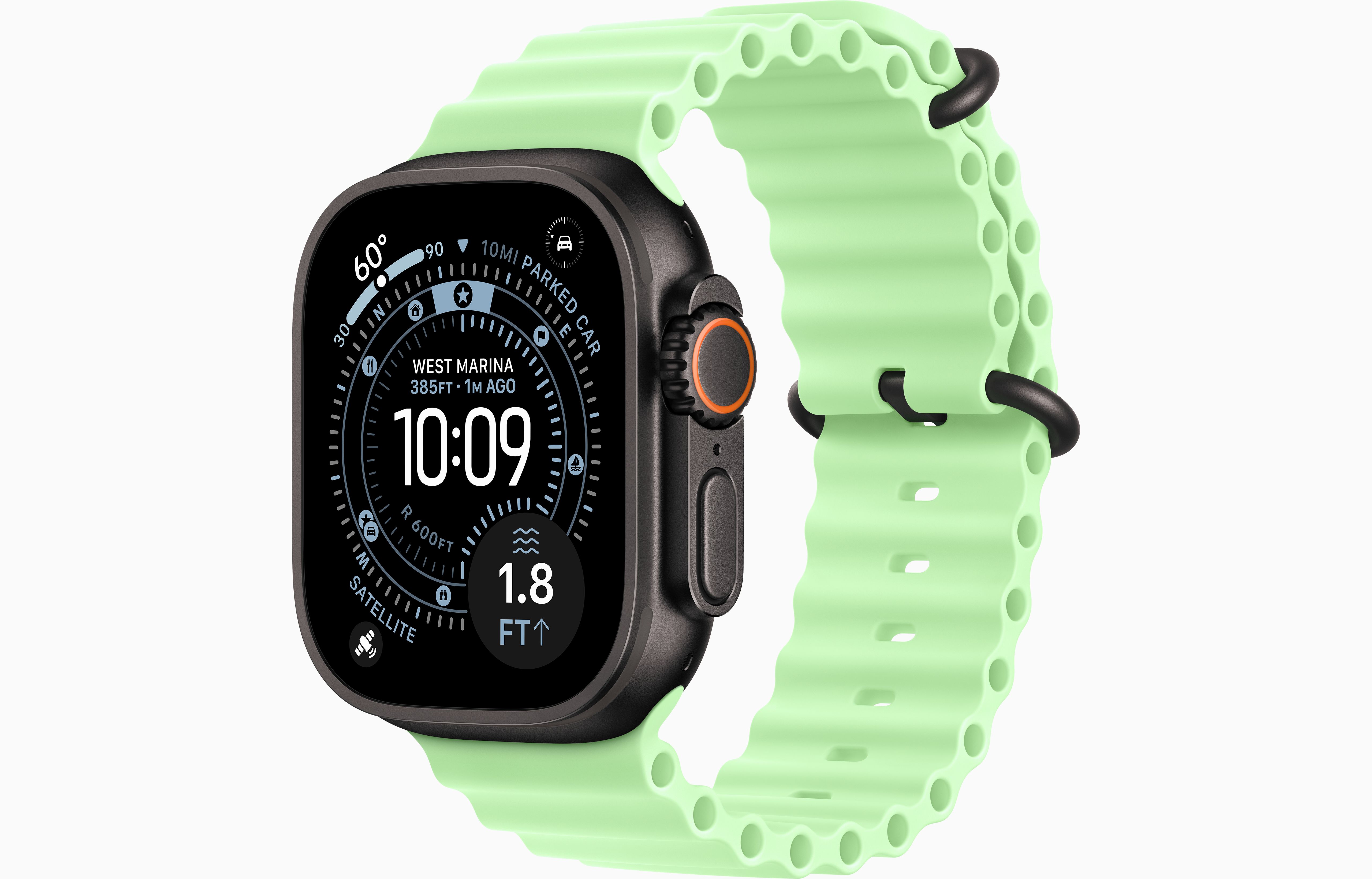 Apple Ultra 3 49mm Black OC (Ocean Black) Neon Green — купить в Нижнем Новгороде