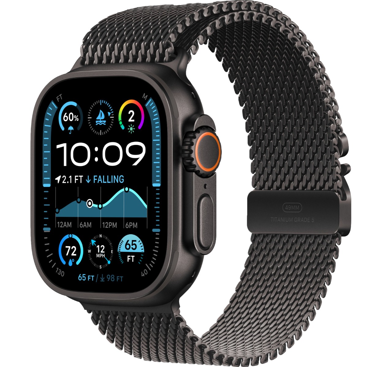 Apple watch Ultra 2 49mm Milanese Loop Black — купить в Нижнем Новгороде