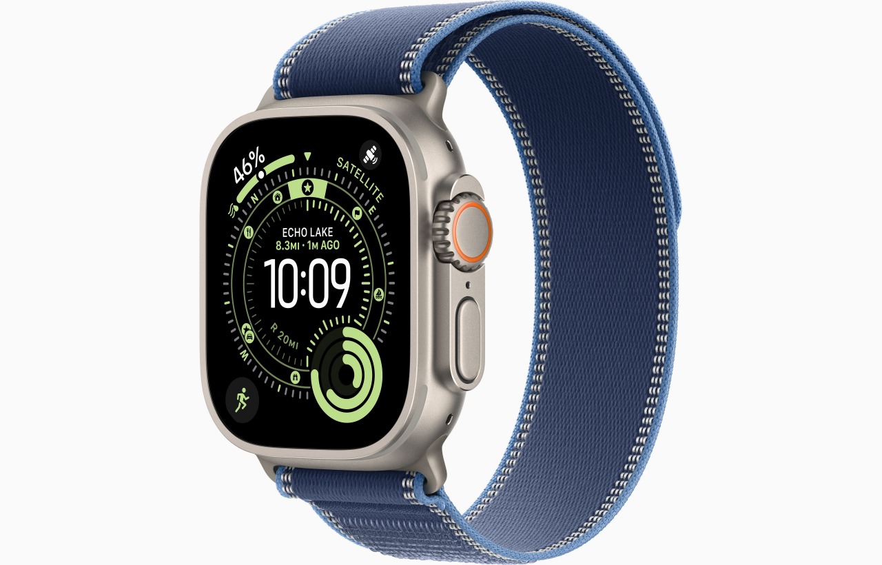 Apple Watch Ultra 3 49mm Natural TL (Trail Loop) Blue/Bright Blue — купить в Нижнем Новгороде