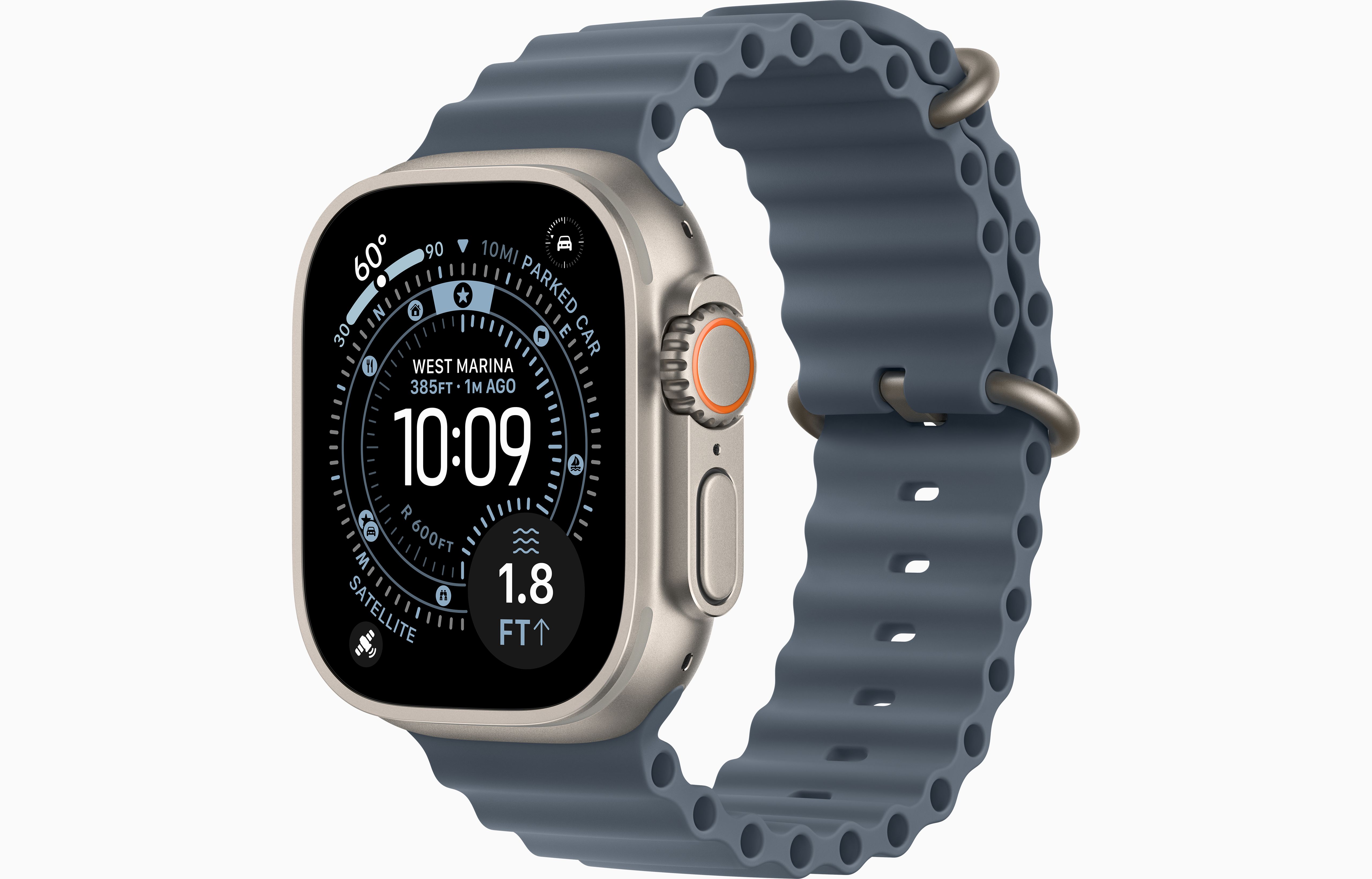 Apple Watch Ultra 3 49mm Natural OC (Ocean Band) Anchor Blue — купить в Нижнем Новгороде